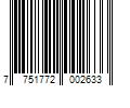 Barcode Image for UPC code 7751772002633