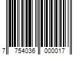 Barcode Image for UPC code 7754036000017