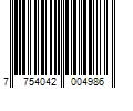 Barcode Image for UPC code 7754042004986