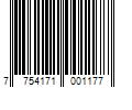 Barcode Image for UPC code 7754171001177