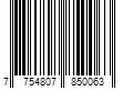 Barcode Image for UPC code 7754807850063