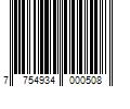 Barcode Image for UPC code 7754934000508