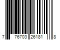 Barcode Image for UPC code 776703261818