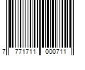 Barcode Image for UPC code 7771711000711