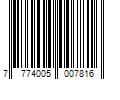 Barcode Image for UPC code 7774005007816