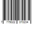 Barcode Image for UPC code 7775022070234