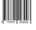 Barcode Image for UPC code 7775701003003