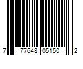 Barcode Image for UPC code 777648051502