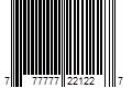 Barcode Image for UPC code 777777221227