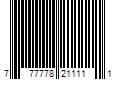 Barcode Image for UPC code 777778211111