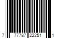 Barcode Image for UPC code 777787222511