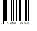 Barcode Image for UPC code 7779970700038