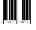 Barcode Image for UPC code 7779970770017