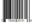 Barcode Image for UPC code 778300001316