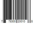 Barcode Image for UPC code 778300200108