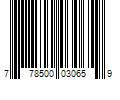 Barcode Image for UPC code 778500030659