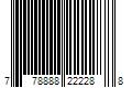 Barcode Image for UPC code 778888222288