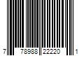 Barcode Image for UPC code 778988222201