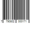 Barcode Image for UPC code 7790802000171