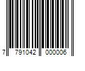 Barcode Image for UPC code 7791042000006