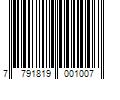 Barcode Image for UPC code 7791819001007