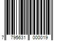 Barcode Image for UPC code 7795631000019