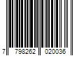 Barcode Image for UPC code 7798262020036