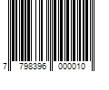 Barcode Image for UPC code 7798396000010