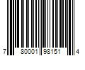 Barcode Image for UPC code 780001981514