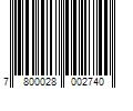 Barcode Image for UPC code 7800028002740