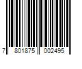 Barcode Image for UPC code 7801875002495