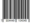 Barcode Image for UPC code 7804449104045