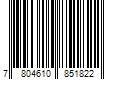 Barcode Image for UPC code 7804610851822