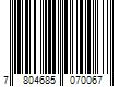 Barcode Image for UPC code 7804685070067