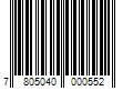 Barcode Image for UPC code 7805040000552