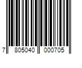 Barcode Image for UPC code 7805040000705