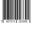 Barcode Image for UPC code 7807210023392