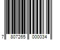 Barcode Image for UPC code 7807265000034