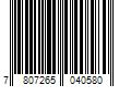 Barcode Image for UPC code 7807265040580