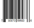 Barcode Image for UPC code 780870595836