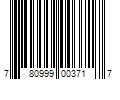 Barcode Image for UPC code 780999003717