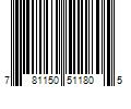 Barcode Image for UPC code 781150511805