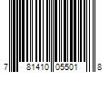 Barcode Image for UPC code 781410055018