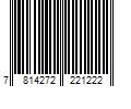 Barcode Image for UPC code 7814272221222