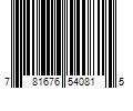 Barcode Image for UPC code 781676540815