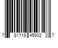 Barcode Image for UPC code 781718459327