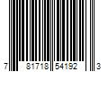 Barcode Image for UPC code 781718541923