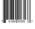 Barcode Image for UPC code 781889903537