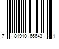 Barcode Image for UPC code 781910666431