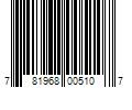 Barcode Image for UPC code 781968005107